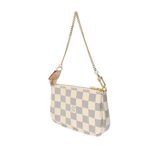 Louis Vuitton Accessory White Pouch Accessoires Pochette Azur Damier